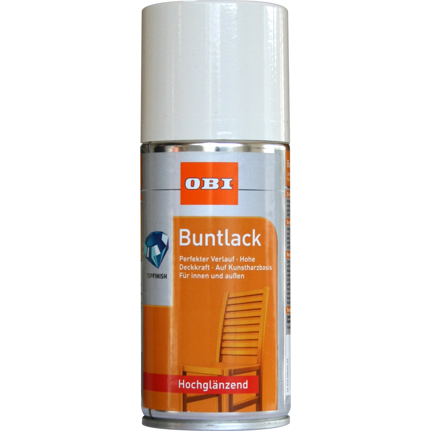 OBI Buntlack Spray RAL 9001 Cremeweiß hochglänzend 150 ml