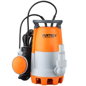 FUXTEC Tauchpumpe FX-TP1750 mit 750 Watt 12000L/H und Förderhöhe bis zu 9,5 m