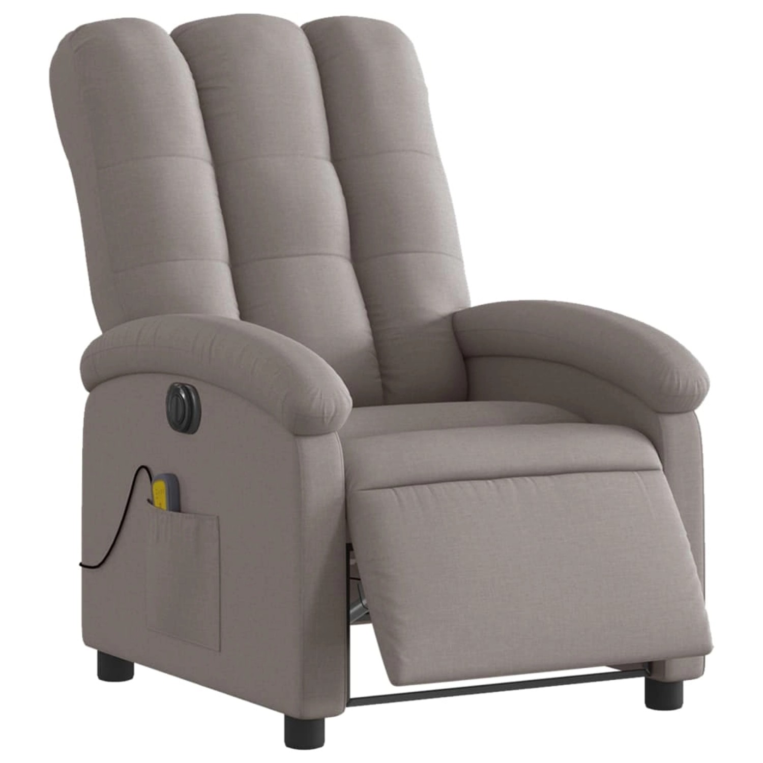 vidaXL Massagesessel Elektrisch Taupe Stoff Modell 6 günstig online kaufen