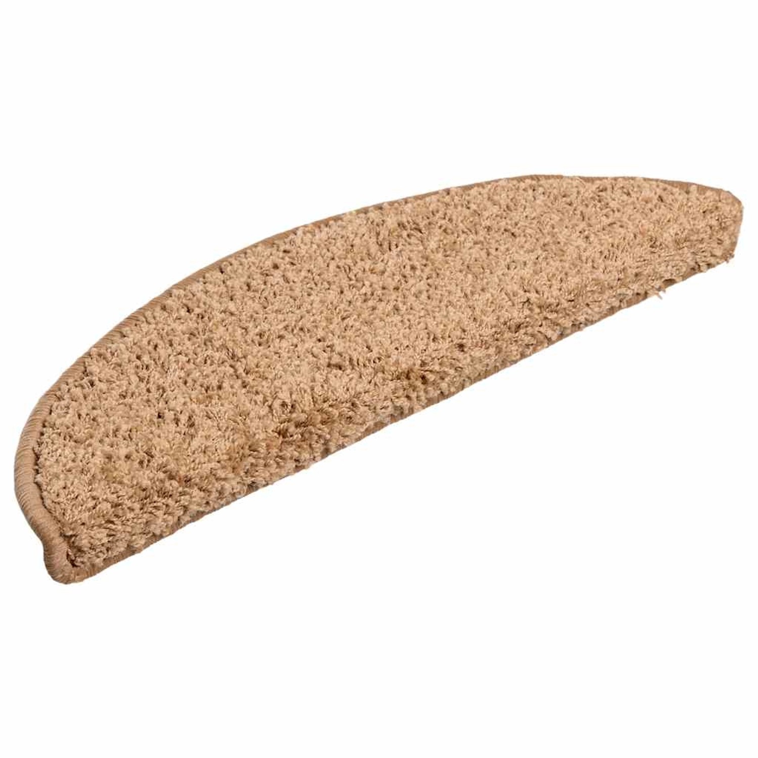 vidaXL Stufenmatten 20 Stk 56x17x3 cm Beige Halbrund 3365839 günstig online kaufen