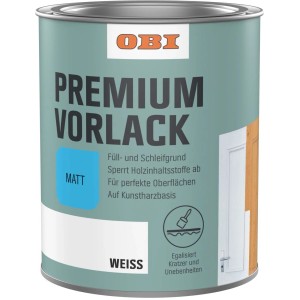 OBI Premium Vorlack Weiß matt 375 ml