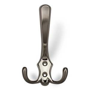 SOTECH Garderobenhaken LENA 2 Fach Lang Edelstahloptik