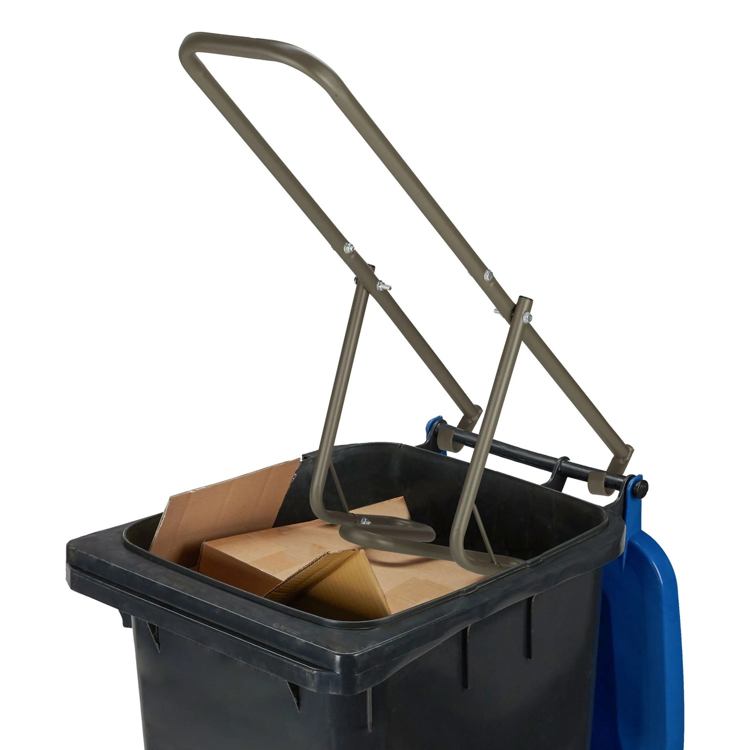 Relaxdays Müllpresse Stahl Braun Manuell 95 cm x 35 cm x 30,5 cm 3 kg