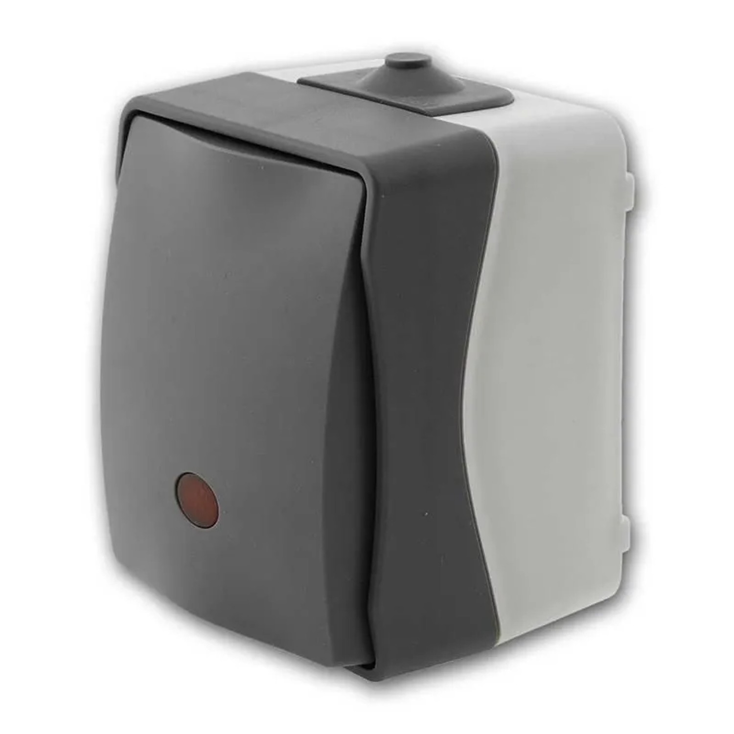 ChiliTec NUQUI Feuchtraum Schalter mit LED P54 Aufputz 250V