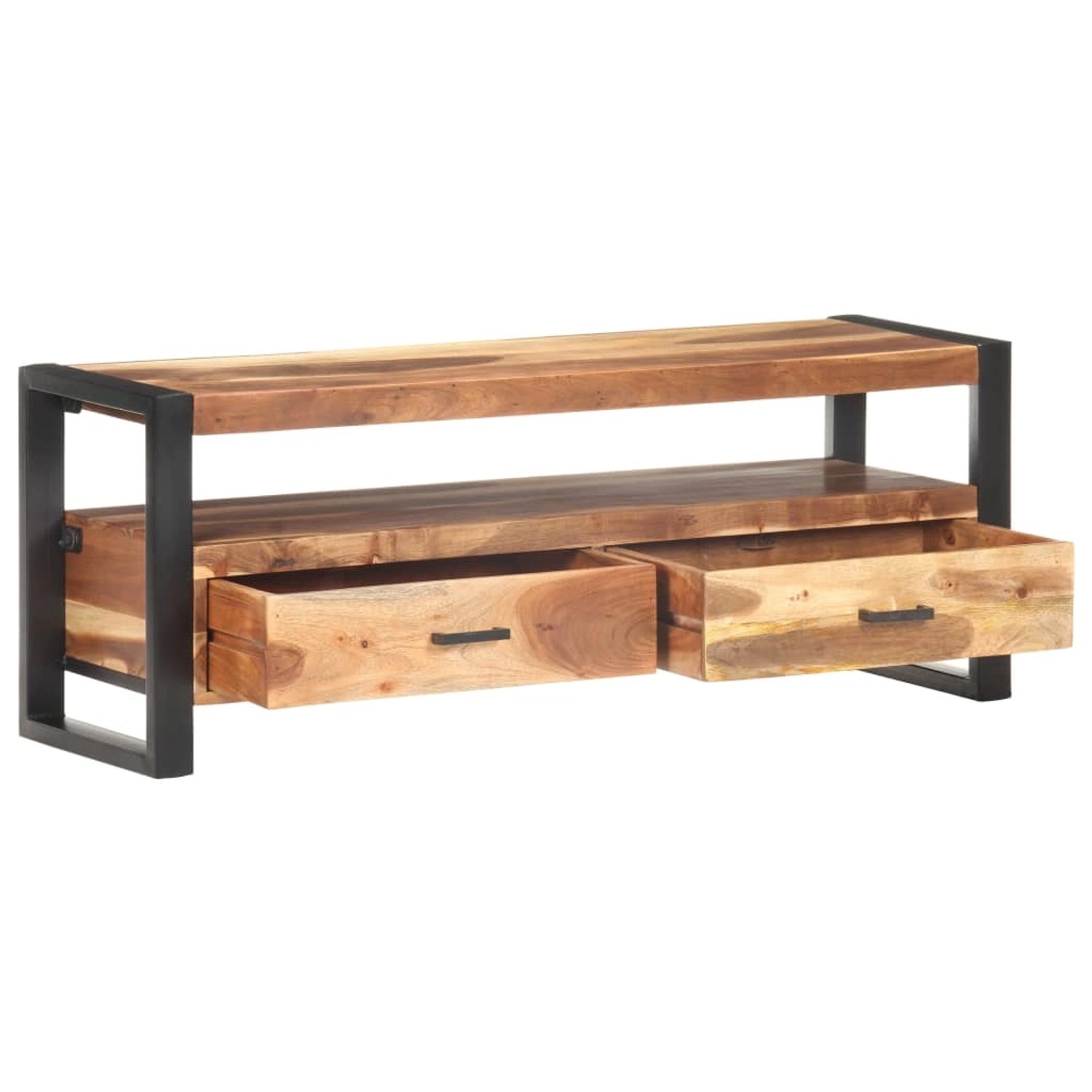 Tv-schrank 120x35x45 Cm Massivholz Mit Palisander-finish günstig online kaufen