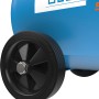 Detailaufnahme: Güde Airpower 150/8/24 Silent Kompressor mit Rad. Mobiler, leiser Druckluftkompressor.