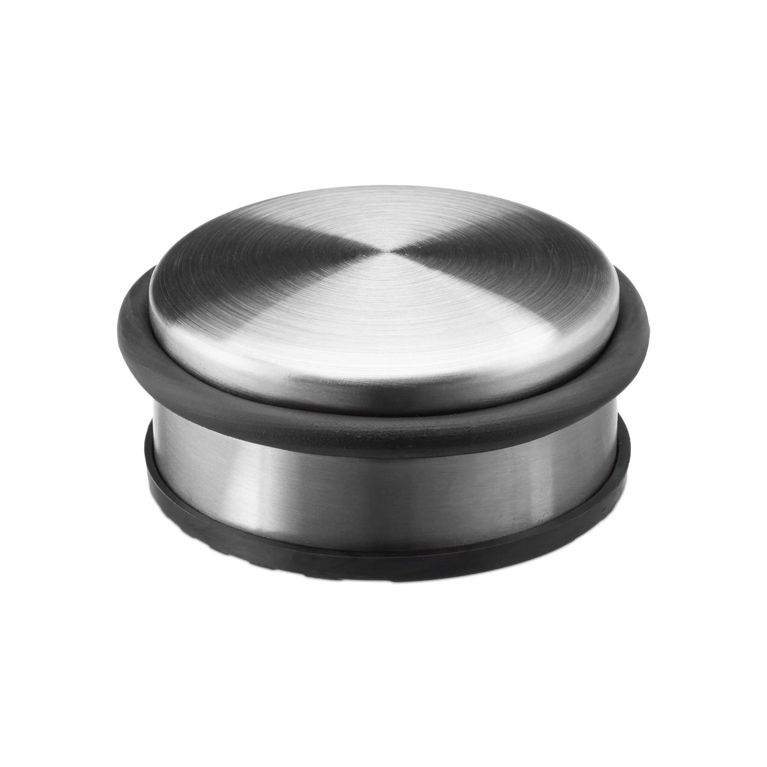 Relaxdays Türstopper Edelstahl Rutschfest Schwer 4,5 cm x 10 cm x 10 cm 1,2 kg