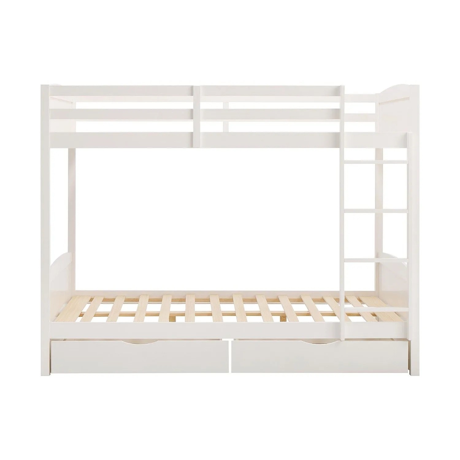 Vente-unique Etagenbett Limodara Weiß 208 cm