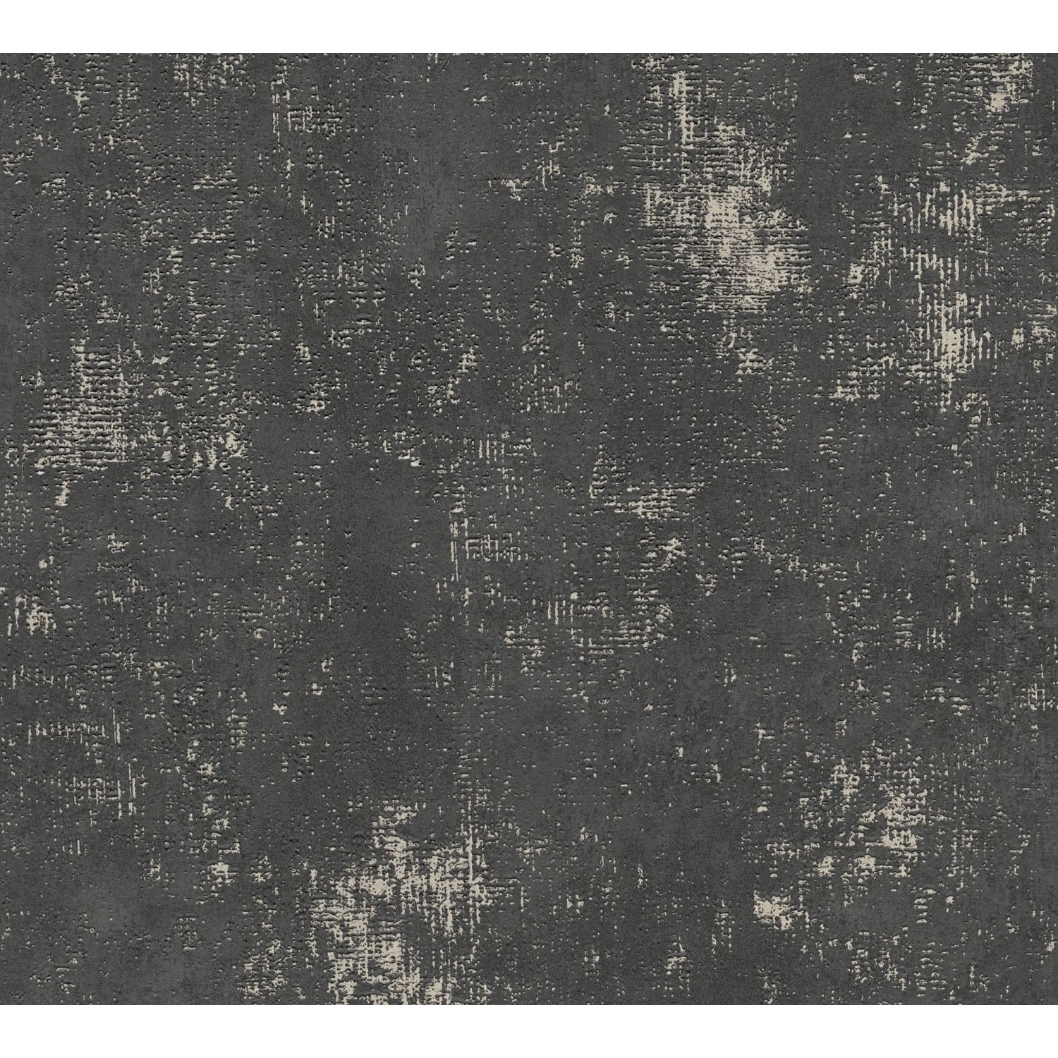 Livingwalls Tapete Uni Schwarz und Gold 53 cm x 10,05 m AS-388325