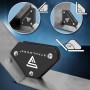 STAHLWERK Magnet-Schweißwinkel hält Metallplatten im 90°-Winkel. Zeigt auch 45° und 135° für Schweißarbeiten.