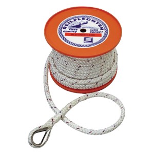 Seilflechter Bleiankerleine, 14 mm, 40 m, geflochten, auf Spule. Ideal für Boote.