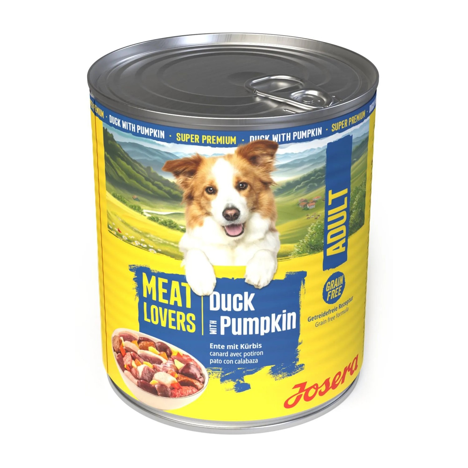Josera Hunde-Nassfutter Meat Lovers Menu Duck & Pumpkin 800 g