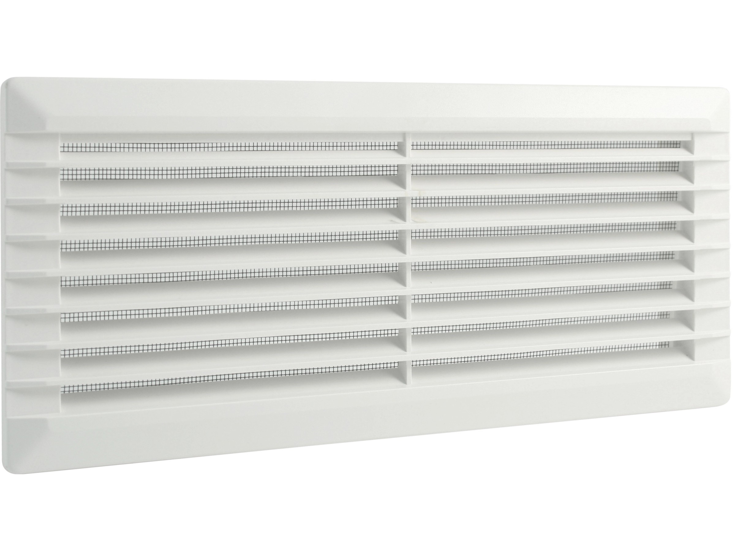 Marley Lüftungsgitter Mit Fliegengaze – 190 X 190 Mm, Für Rohr Ø 150 Mm, Weiß, UV-beständig, Regenabweisend