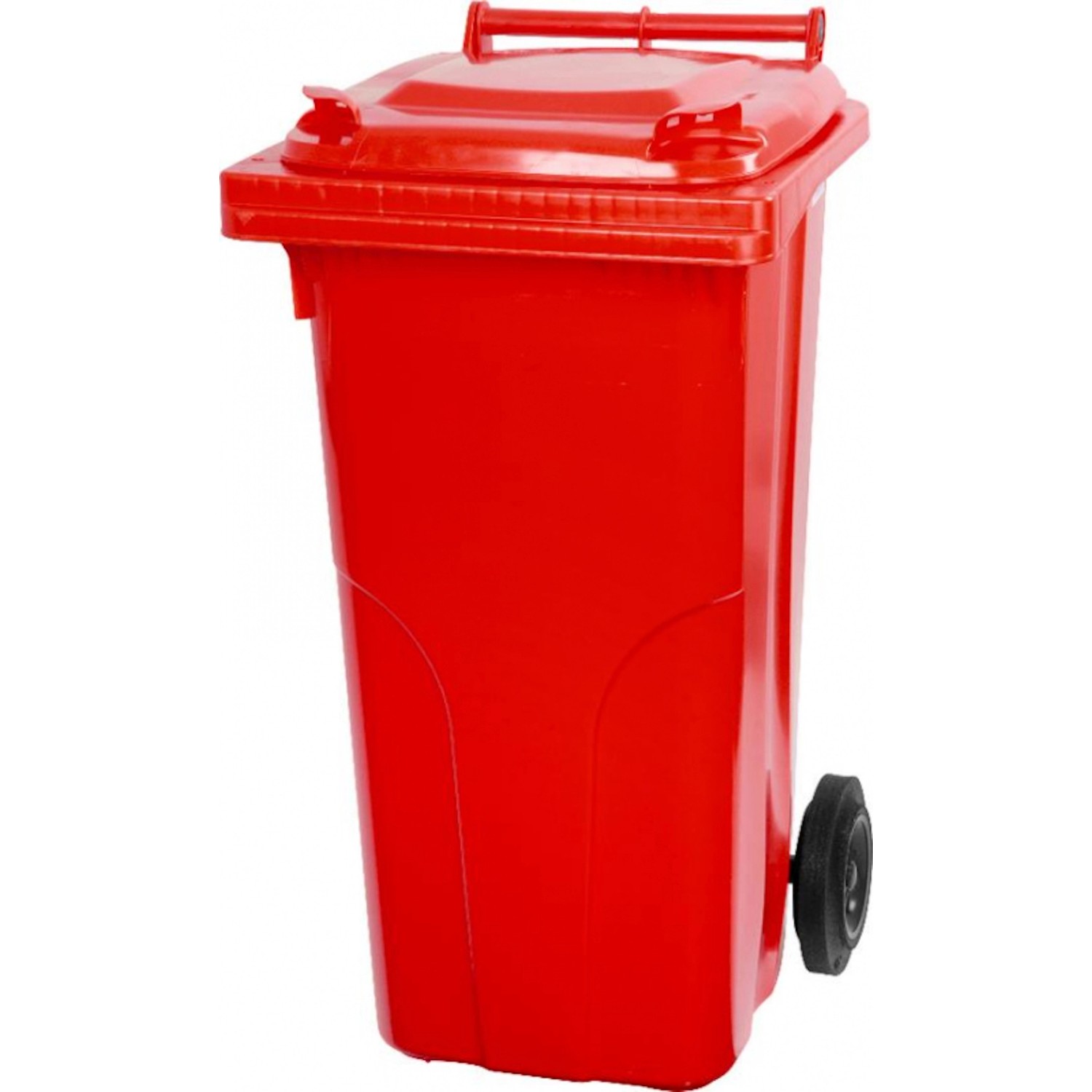 PROREGAL Mülltonne Mgb 120 Liter HDPE-Kunststoff Rot günstig online kaufen