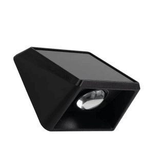 LUXULA 6er-Set Solar Wandleuchte 1-flammig CCT Warm- Kaltweiß 3000-6500K Akku LED Außenleuchte Gartenbeleuchtung IP54 Wetterfest Schwarz