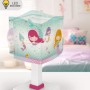 Dalber Tischlampe mit LED Nachtlicht und Meerjungfrauen-Motiv für Kinderzimmer.