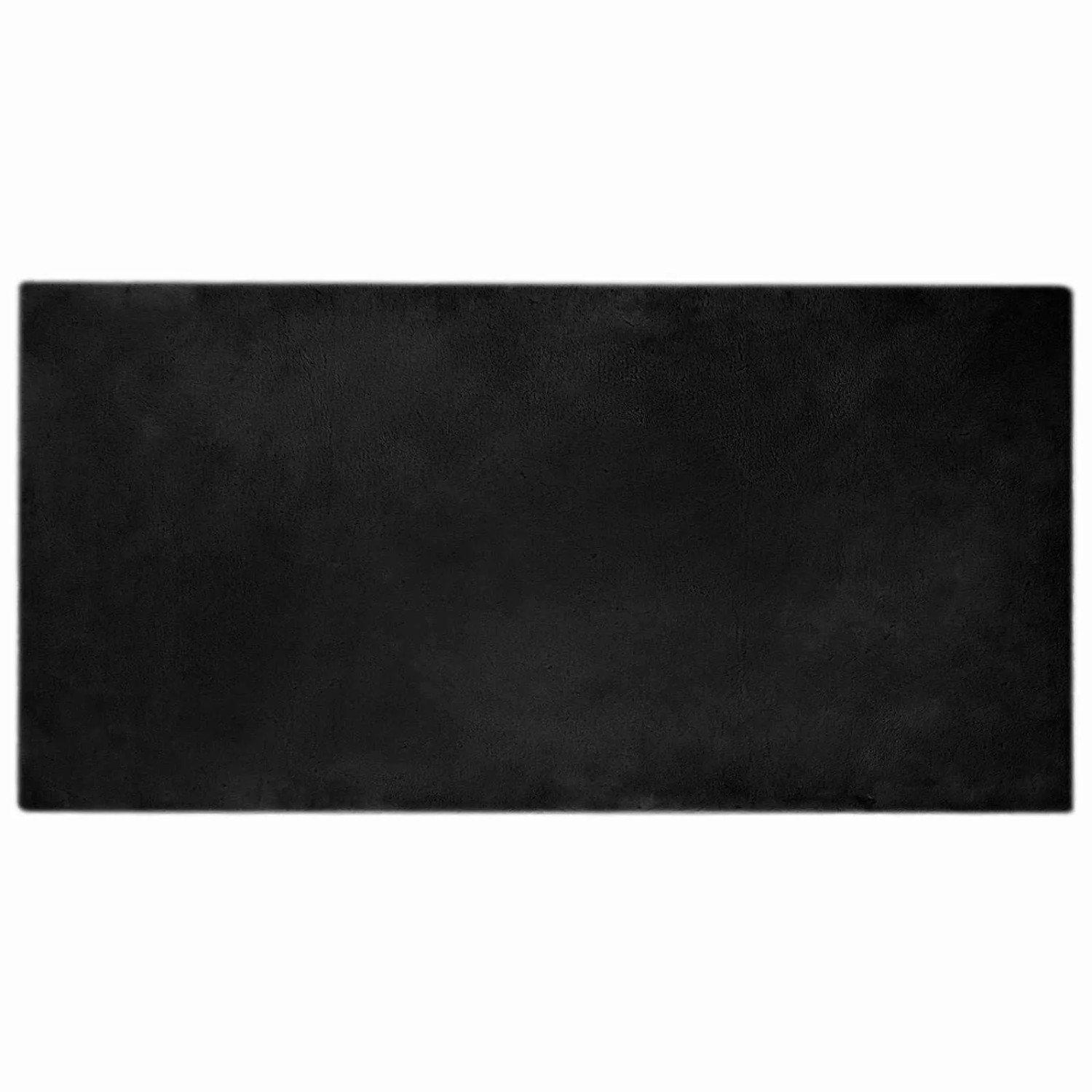 vidaXL Rutschfester Kunstfellteppich Olite Schwarz 100 x 200 cm 42021723