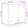 vidaXL Würfelregale 4 Stk Weiß 26x15x26 cm 807026_11