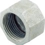 Schraubkappe aus Temperguss, 24,1 mm (Rp 3/4), zum Verschließen von Rohrverbindungen.