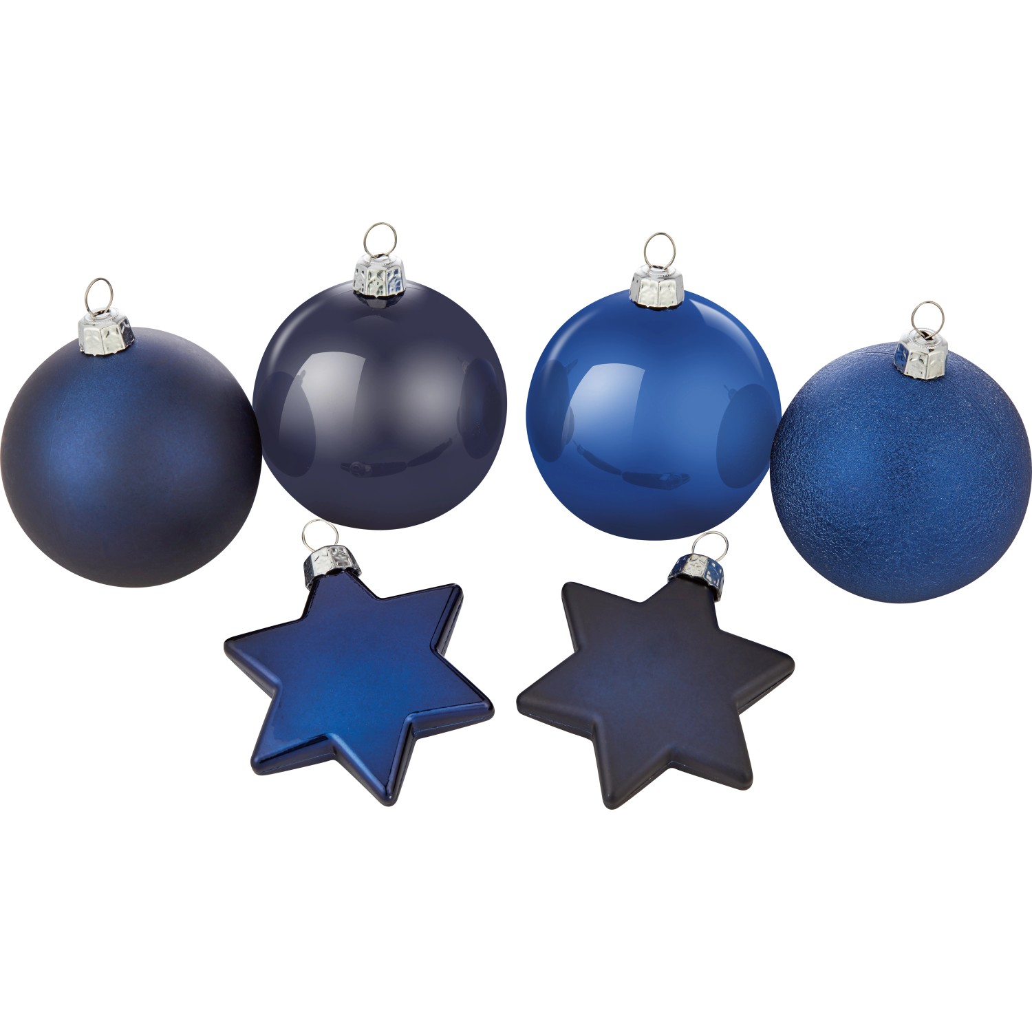 Weihnachtskugel-Set Ø 6 cm 50-teilig Dunkelblau