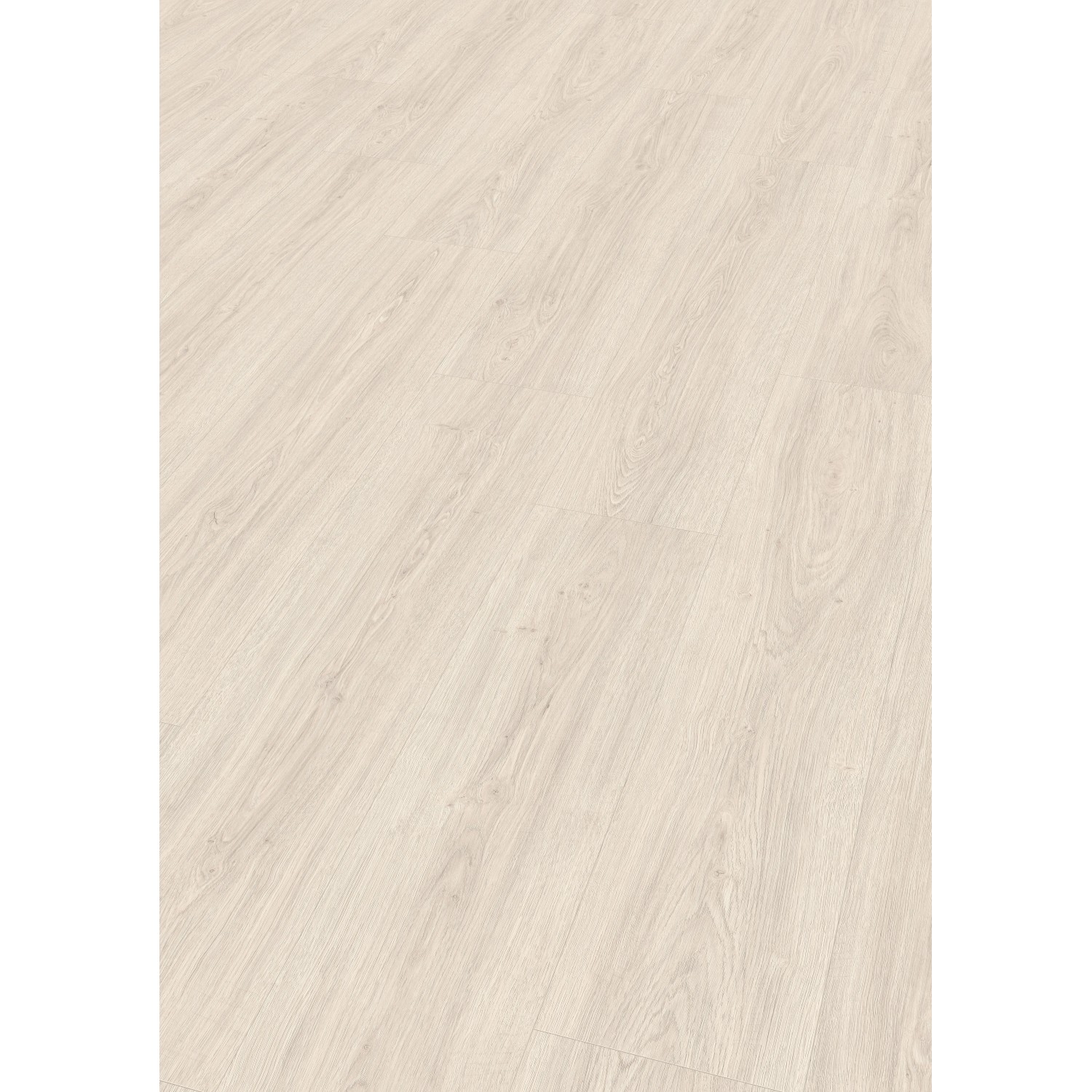 Egger NatureSense Aqua Laminat in Weiß mit Holzoptik, wasserfest und ideal für Feuchträume.