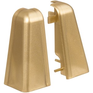 Living by Haro Außenecken Gold, 2 Stück, für Sockelleisten, Zubehör für Laminat & Parkett