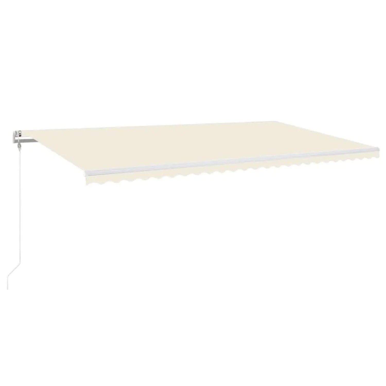 furnicato Markise Automatisch Einziehbar 600x350 cm Creme