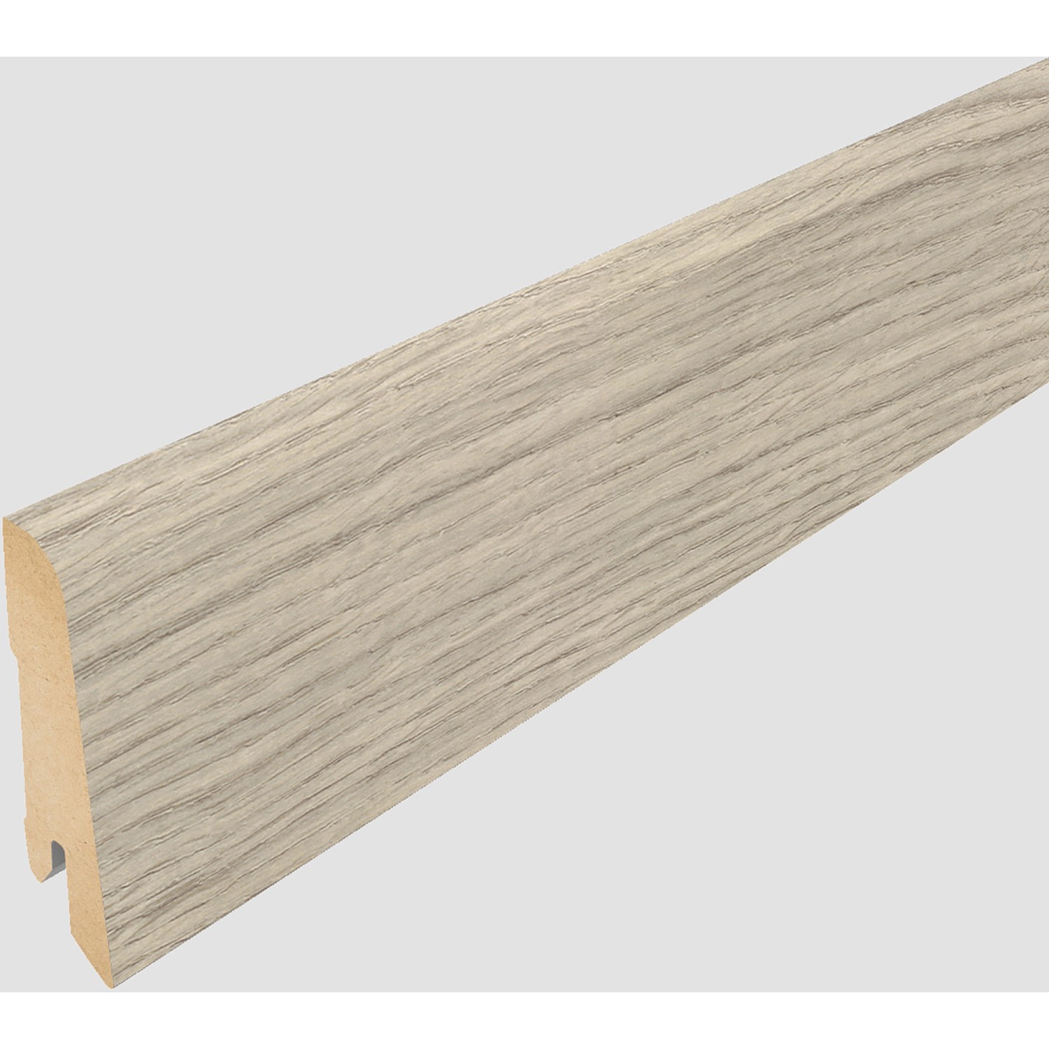 Egger Sockelleiste L611 passend zu Fußboden Berdal Eiche Grau 60x17x2400 mm günstig online kaufen