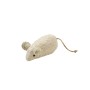 Beige Hunter Katzenspielzeug Melton Maus, 8 cm, für Intelligenzspiele.