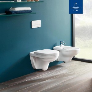 Villeroy & Boch O.novo WC-Sitz 423 x 368 x 51 mm Duroplast Weiß Alpin