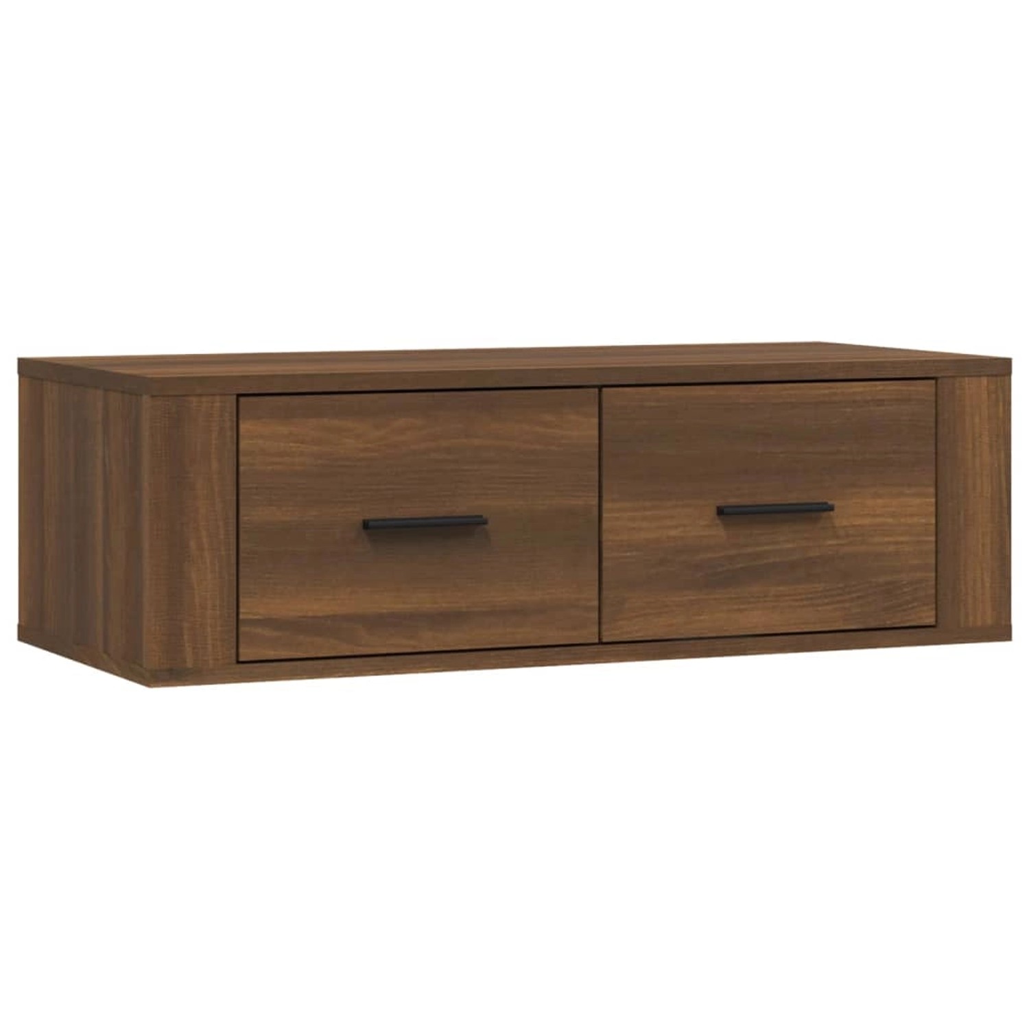 Vidaxl Tv-wandschrank Braun Eichen-optik 80x36x25 Cm Holzwerkstoff günstig online kaufen