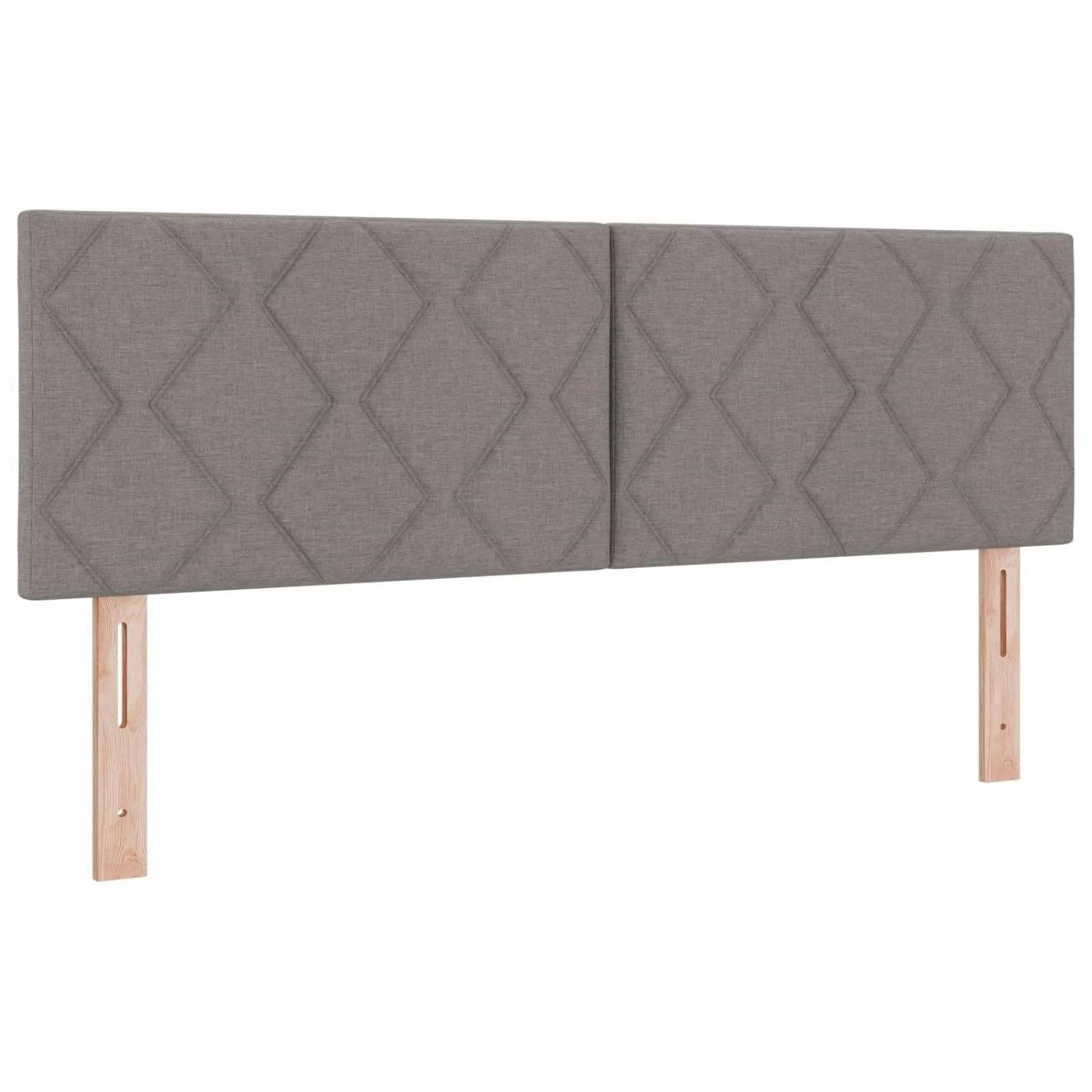 vidaXL Kopfteil Taupe 160 cm Stoff 3338230