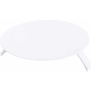 Weißer ISO Federdeckel für 88 mm Unterputzdosen, Schalterdosen Zubehör.