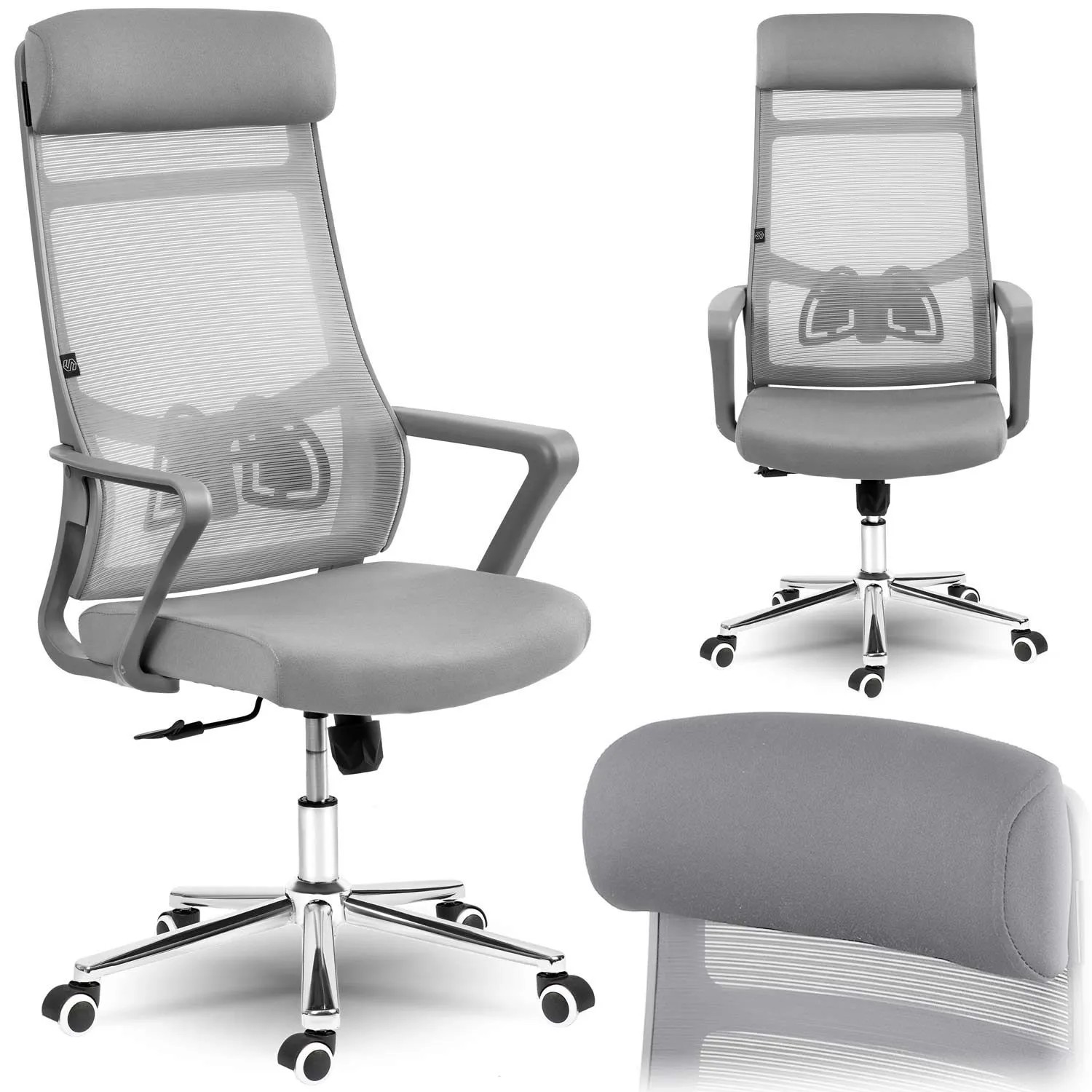 Sofotel Brema Micro Mesh Bürostuhl Grau