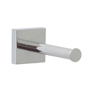 tesa® EKKRO Ersatzrollenhalter, hochglanzverchromt, zur Wandmontage im Badezimmer.