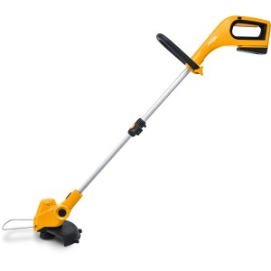Stiga Akku-Rasentrimmer GT 100e mit Akku und Ladegerät, gelb/schwarz.