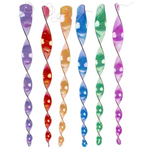 Windspiralen aus Kunststoff in verschiedenen Farben, 40cm, Gartendeko.