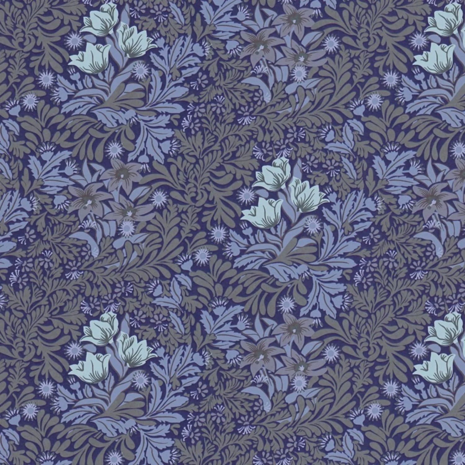 Tadessi Tapete Floral M1-No.4132 Vliestapete in Grau