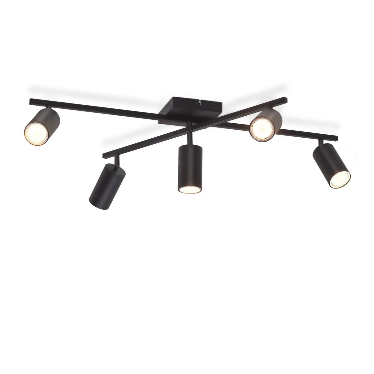 NETTLIFE Deckenstrahler aus Metal L78Schwarz NETTLIFE Deckenstrahler aus Metall L78cm Schwarz