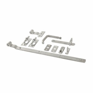 Beschläge-Set für Gartentor Bergen, Nadelholz druckimprägniert, zur Selbstmontage.