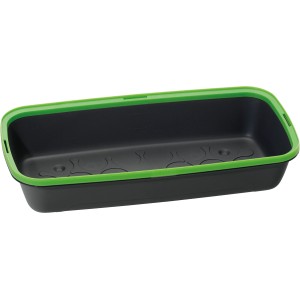 Romberg Anzuchtschale M in Anthrazit-Grün für die Pflanzenanzucht.