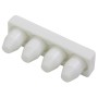 Gardinia Endstücke, 2er-Pack, für 1-läufige Aluminium-Vorhangschiene, weiß.