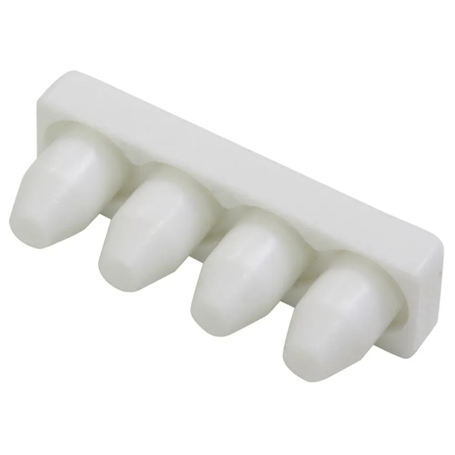 Gardinia Endstücke, 2er-Pack, für 1-läufige Aluminium-Vorhangschiene, weiß.