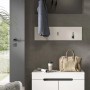 Inn.Furn Garderobenpaneel Set in Weiß und Grau 80 cm Cooper_6