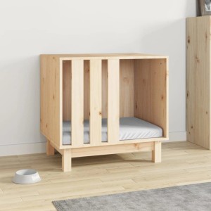 vidaXL Hundehütte 60x45x57 cm Massivholz Kiefer 822476