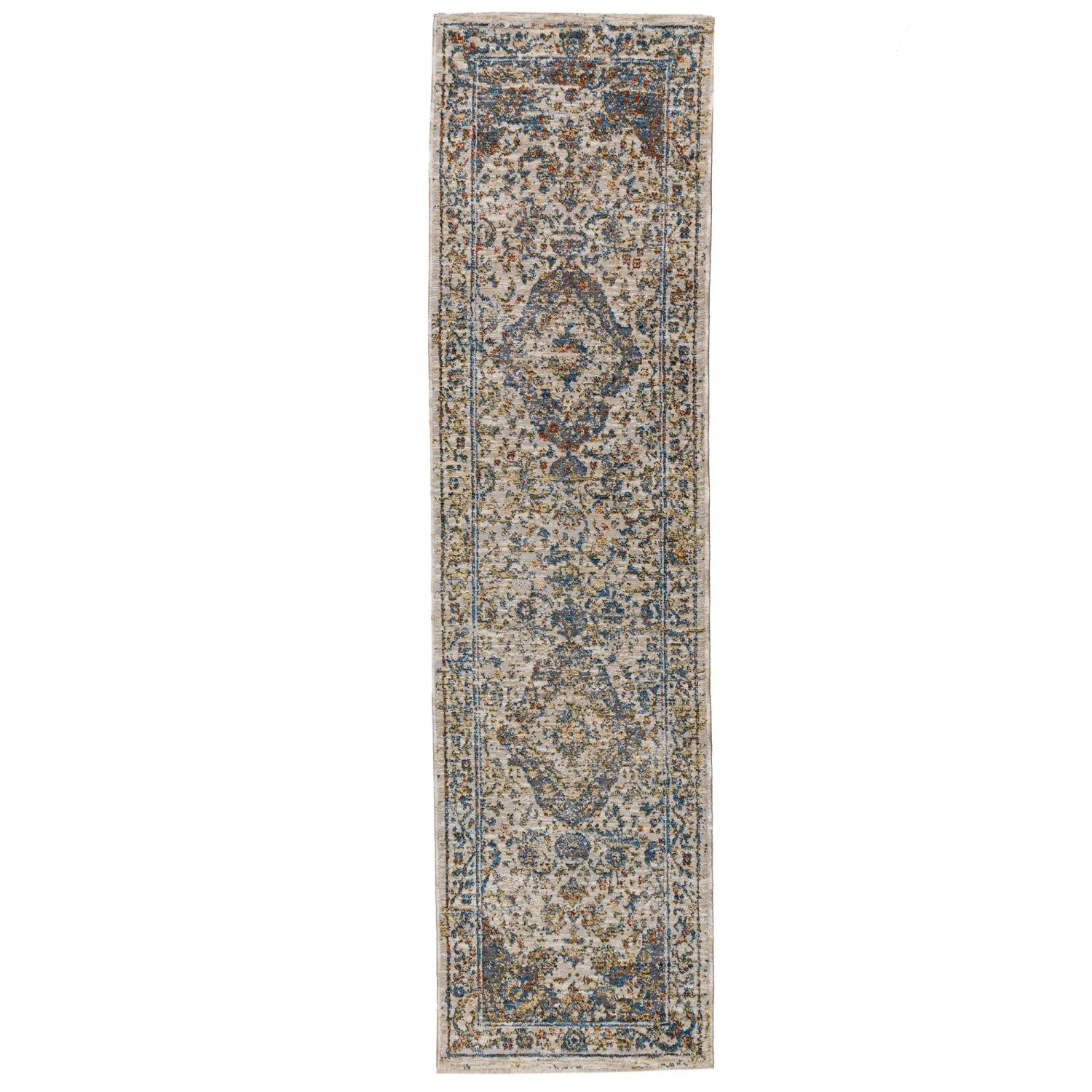 Flair Rugs Vintageteppich Sybil Vintage 60 cm x 230 cm Mehrfarbig