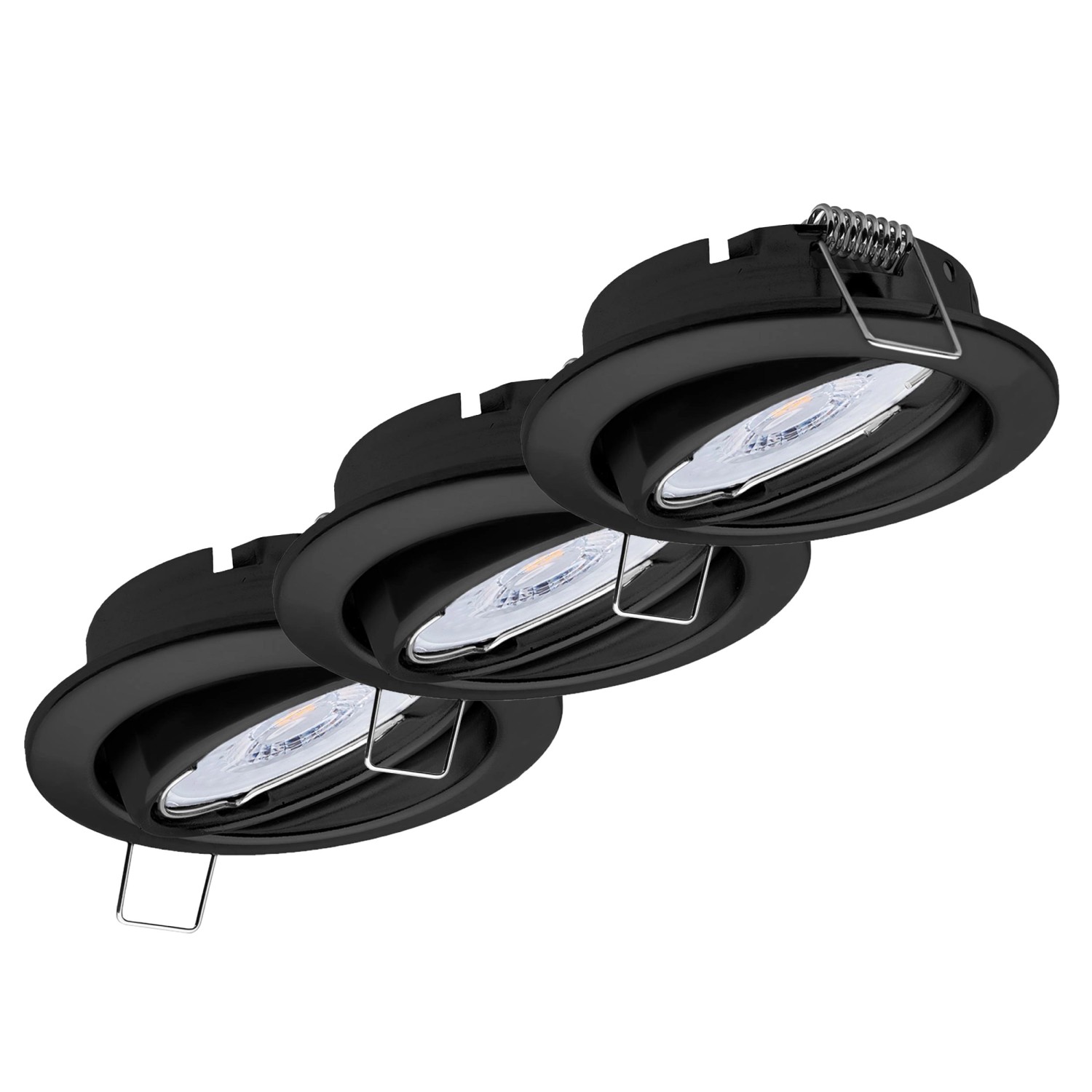 Oktaplex 3er Set Einbauspot Dijon Dimmbar inkl. LED Modul Neutralweiß 4,9W günstig online kaufen