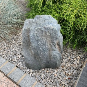 Intergarden Abdeckfelsen Trafohaus M 30x30x40 cm Wetterfest mit Kabeldurchführung