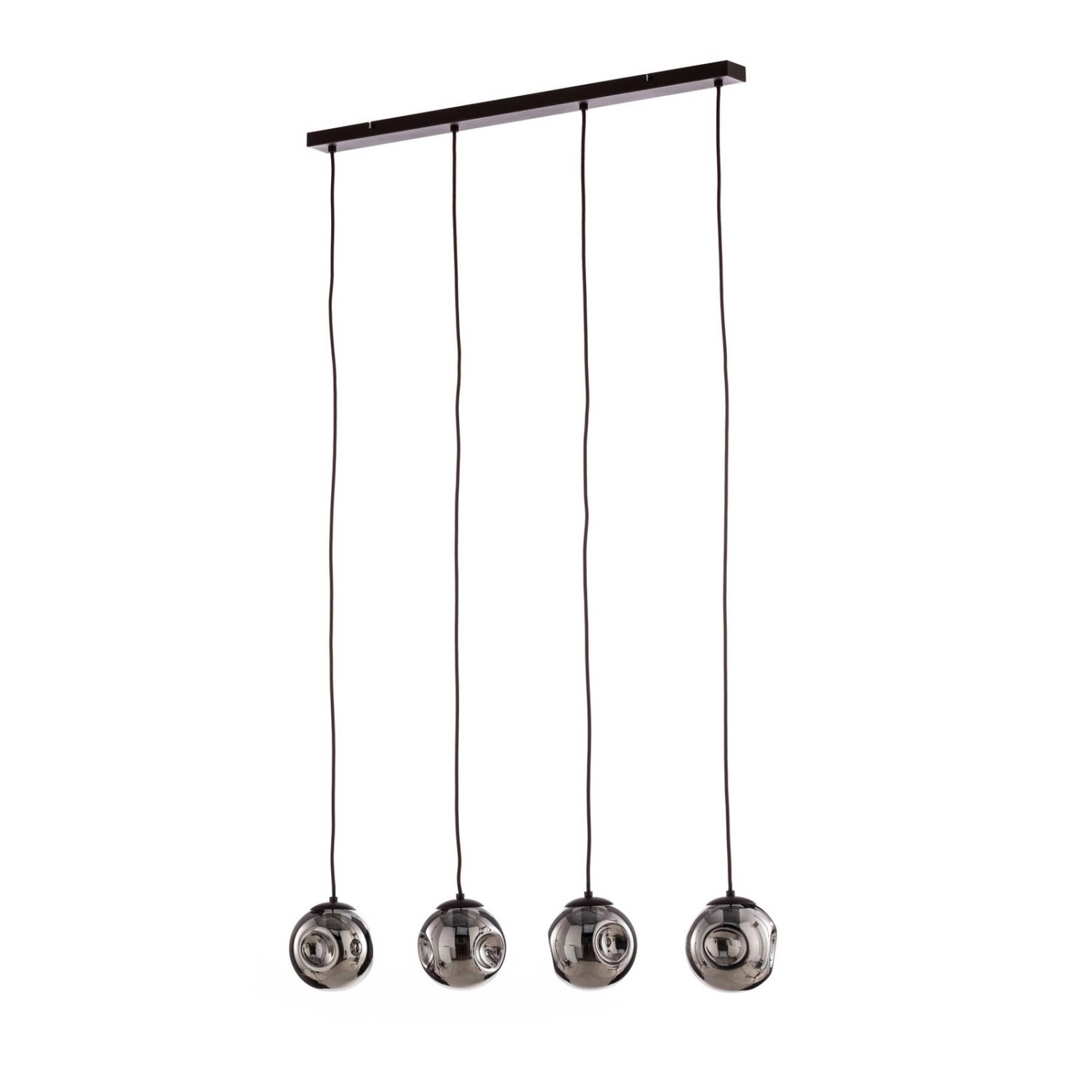 Lindby Pendelleuchte Valentina 10019840 Design Modern in Alu aus Glas 4-fla günstig online kaufen