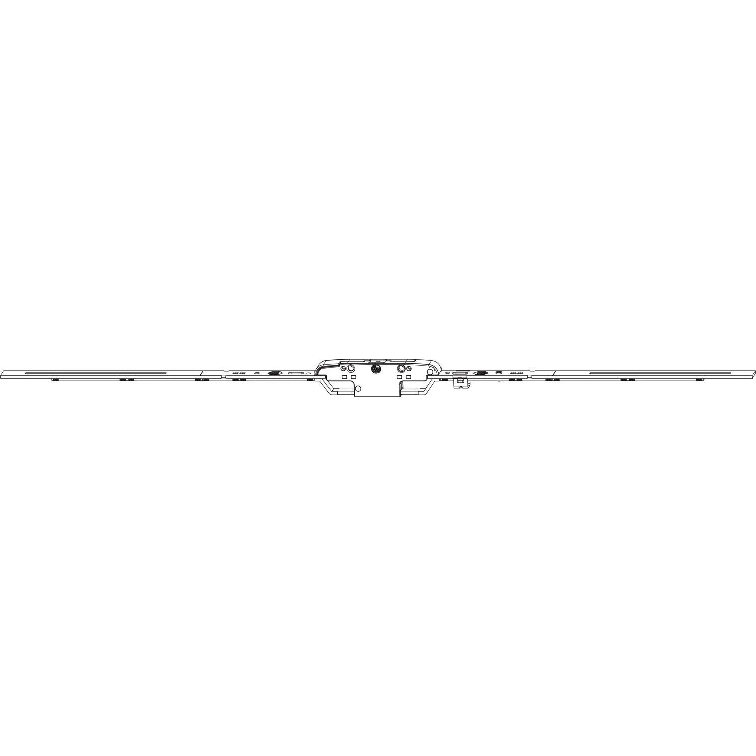 Macomm D-/Dk-Getriebe Variabel Dm-6mm Flügelfalzhöhe 530-800mm Silber